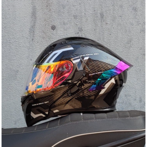 NQBike 블루투스헬멧 오토바이 플페이스 바이크 빅사이즈, 블루투스+장갑, XL, 15.블랙+레드실드