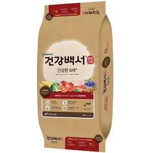 뉴트리나건강백서 강아지 기능성 사료, 연어, 6kg, 1개
