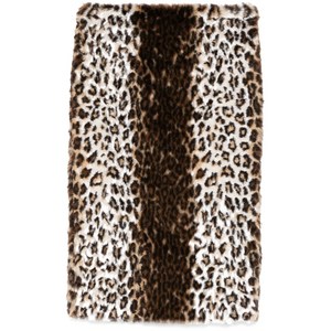 알렉산더맥퀸 애니멀 프린트 스커트, 브라운계열, Italy 42(KR 66)