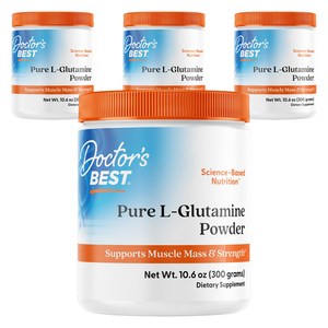 닥터스베스트 퓨어 L-글루타민 파우더, 300g, 4개
