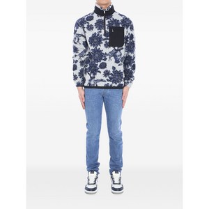 디올 X 힐턴 넬 플로럴 자카드 스웨트셔츠, 그레이계열+블루계열, L(KR 105)