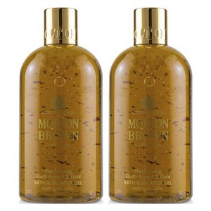 몰튼브라운 매즈머라이징 아우드 어코드 & 골드 배쓰 샤워젤, 300ml, 2개