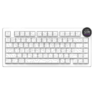 에이재즈 AK820 V2 프로 스마트 스크린 RGB 3모드 유무선 키보드