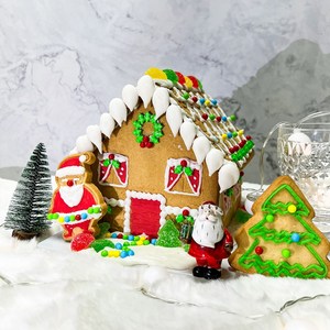 진저브레드 쿠키 하우스 만들기 키트 쿠키집 + 크리스마스 산타 트리 쇼핑백 증정