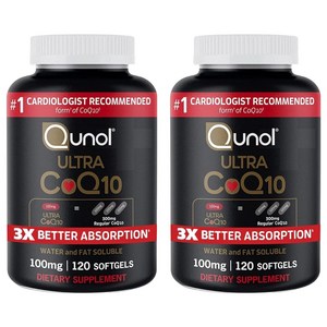 퀴놀 울트라 코엔자임큐텐 100mg 소프트젤, 120정, 2개