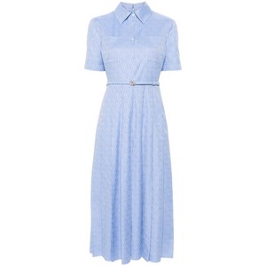 구찌 GG 수프림 프린트 미디 드레스