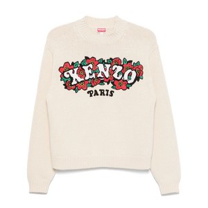 겐조 X 베르디 로고 패치 스웨터, 베이지계열, Standard S