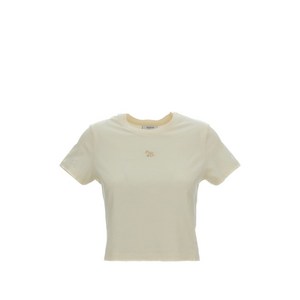 메종키츠네 폭스 패치 라운드 넥 티셔츠, 베이지계열, S(KR 55)