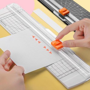 에버굿즈 트리머 문서 종이 재단기 A4 커터, 화이트, 1개