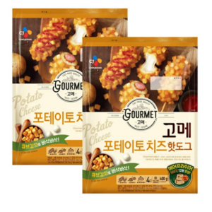 고메 CJ 포테이토치즈 핫도그 400g, 6개