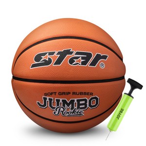 STAR 스타 농구공 점보루키7호 BB6067, 점보 루키 + JOYBE 공펌프, 1개