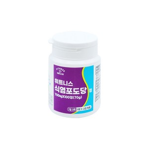 휘트니스팜 식염포도당정, 100정, 1개