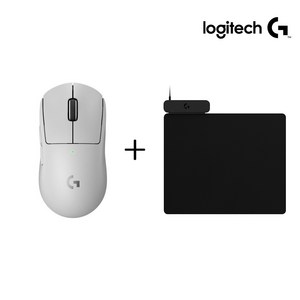 로지텍 지슈라2 G PRO X SUPERLIGHT 2 무선 게이밍 마우스 + 파워플레이2 무선 충전패드