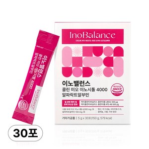 이노밸런스 콜린 미오 이노시톨 4000 알파락트알부민, 30회분, 1박스