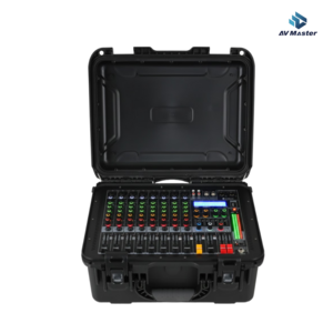 파워드믹서 AMP-1200 앰프 내장 올인원 믹서 USB플레이 녹음 블루투스오디오