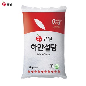 큐원 하얀 설탕, 3kg, 2개