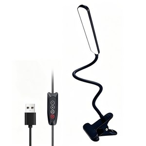 듀플렉스 클립형 LED 데스크 스탠드 H HNMA HN 봄맞이 선물 근로자의 날 하마 독서등 집게 스탠드 스탠드 조명 집게형 스탠드