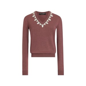 돌체앤가바나 캐시미어 풀오버, 핑크계열, Italy 44(KR 66)