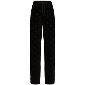 돌체앤가바나 DG 로고 플록 로고 트랙팬츠, 블랙계열, Italy 52(KR 99)