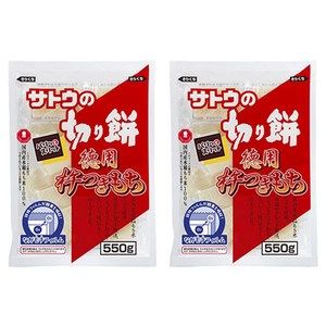 Sato's Kirimochi 라지사이즈 키네츠키모찌, 550g, 2개
