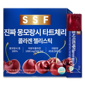 순수식품 진짜 몽모랑시 타트체리 콜라겐 젤리스틱, 900g, 1개