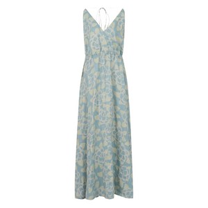 마르니 플로럴 패턴 맥시 드레스, 블루계열+베이지계열, Italy 40(KR 55)