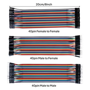 40핀 아두이노 점퍼케이블 20cm 암암 F-F 점퍼선