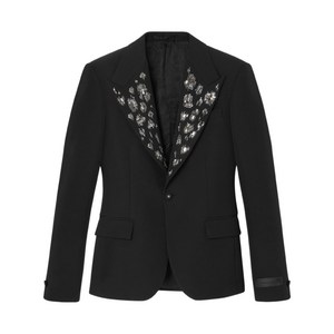 베르사체 그랑 드 푸드르 장식 블레이저