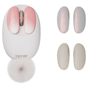 로프리 꽃입 디자인 무선 듀얼 모드 마우스 OE904S