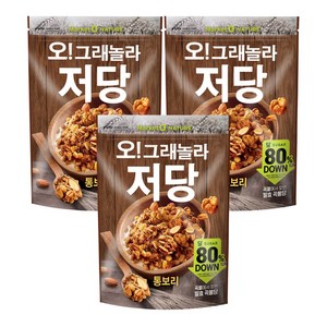 마켓오네이처 오!그래놀라 저당, 255g, 3개