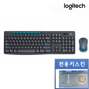 로지텍코리아 MK275 무선 키보드 마우스세트 (정품) (키스킨포함)