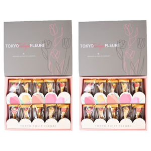메시지더로즈 도쿄 튤립 플뢰리 초콜릿 선물세트 10개입, 2개