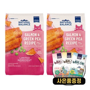 내추럴발란스 LI 연어 완두 레시피 고양이 사료, 1.1kg, 2개