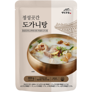 정성곳간 국내산 도가니탕, 800g, 8개