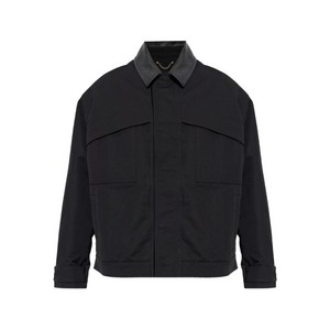 골든 구스 레더 칼라 재킷, 블랙계열, IT/FR 50(KR 105)