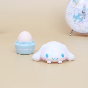 산리오 캐릭터즈 촉촉한 입술관리 과일향이 첨가된 립밤, 시나모롤(복숭아), 1개, 8g