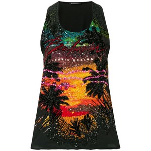 발망 발망 시퀸 장식 탱크 탑