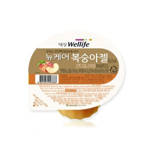 뉴케어 영양간식 복숭아젤, 100g, 50개