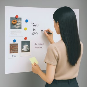 버쉬코리아 붙이는 화이트보드 자석보드 시트지
