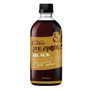 칸타타콘트라베이스 블랙, 500ml, 24개