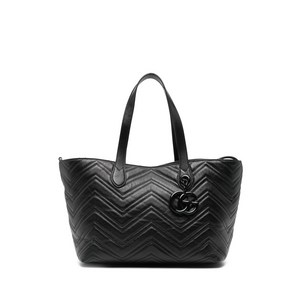 구찌 셰브런 로고 참 토트 백