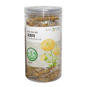 지구마을 생분해필터 PLA 국내산 국화차 삼각티백차 전통차, 600mg, 50개입, 1개
