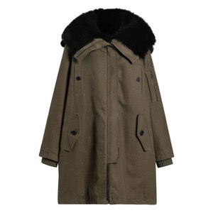 돌체앤가바나 퍼 트리밍 후드 코트