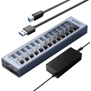 오리코 7포트/10포트/13포트/16포트 유전원 USB허브 AT2U3