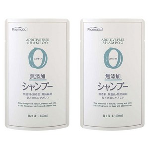 쿠마노 제로 샴푸 리필용, 450ml, 2개