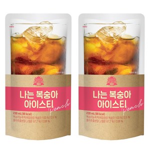 [태웅식품본사] 나는 복숭아아이스티, 20개, 230ml