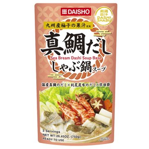 다이쇼 참돔 육수 샤부샤부 전골 수프