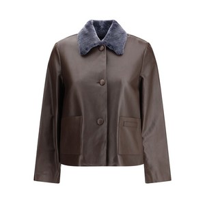 마르니 시어링 칼라 재킷, 브라운계열+그레이계열, Italy 44(KR 66)