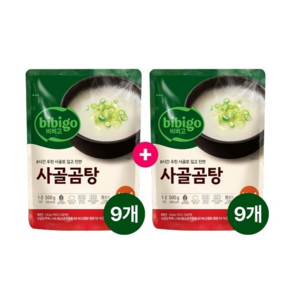 비비고 사골곰탕, 500mg, 18개