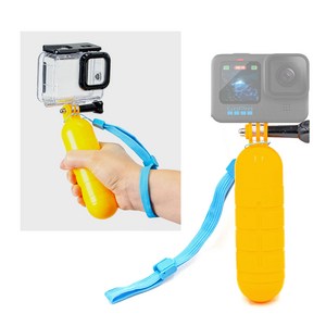 액션캠 플로팅 그립 홈 안전 디자인 부력봉 방수 셀카포드 수중 수상 수영장 촬영 고프로 인스타360 오즈모